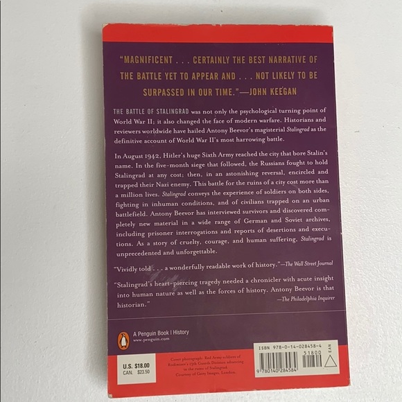 3 Book Bundle- The Warrior’s Heart, Stalingrad and Thirty Seconds Over Tokyo - Picture 6 of 12